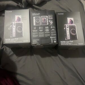 Fujifilm Instax Mini Evo - Black and Silver